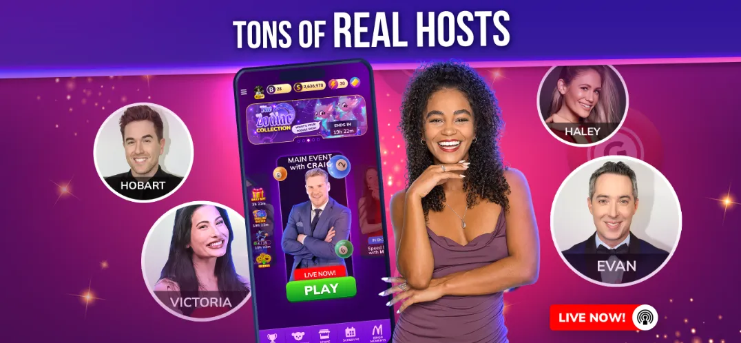 live hosts at Live Play Mobile