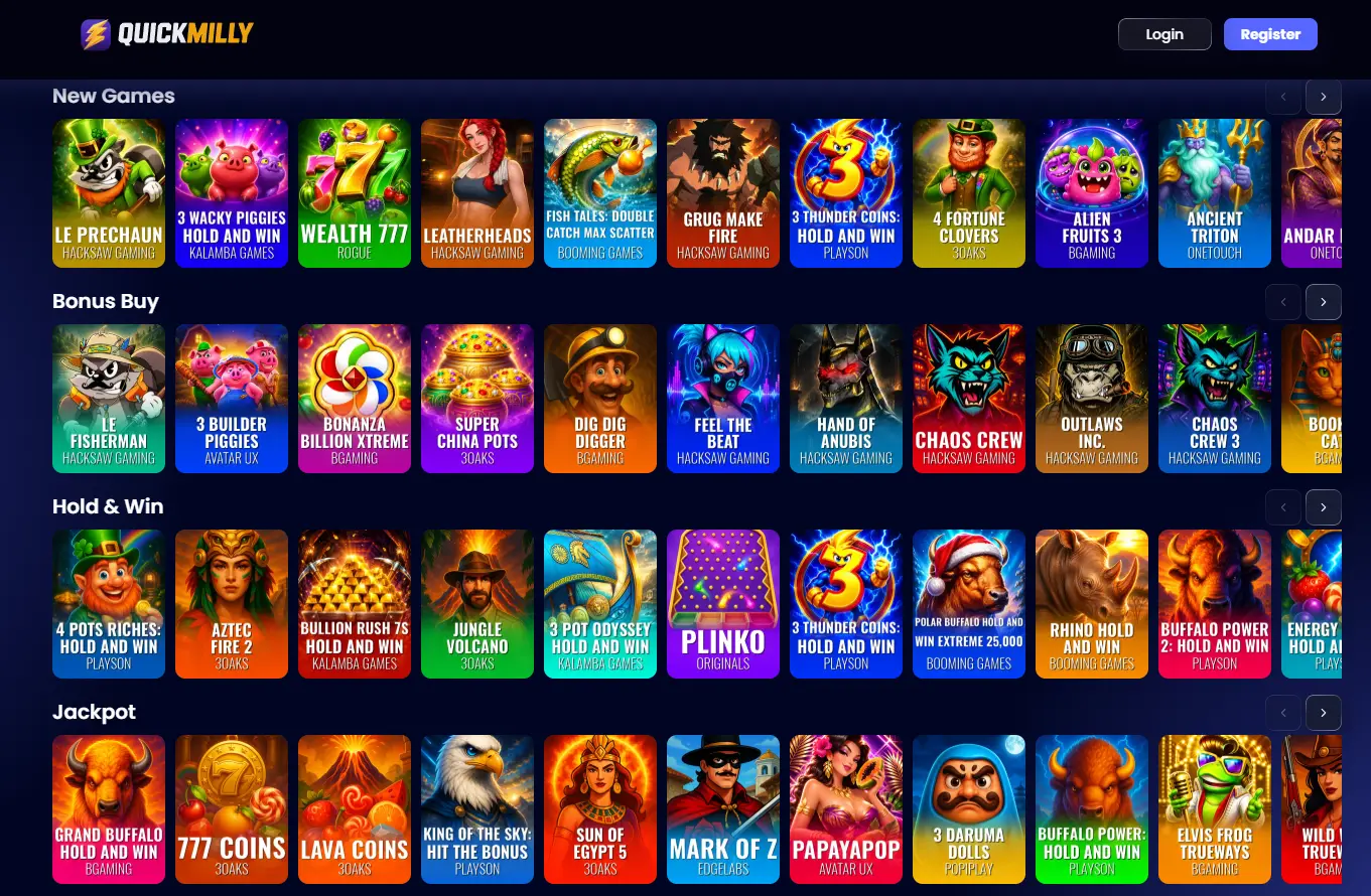 quickmilly games