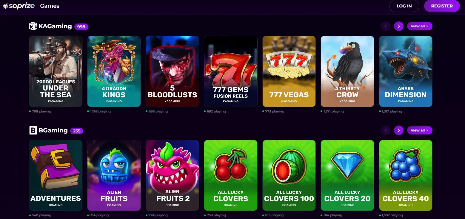soprize games