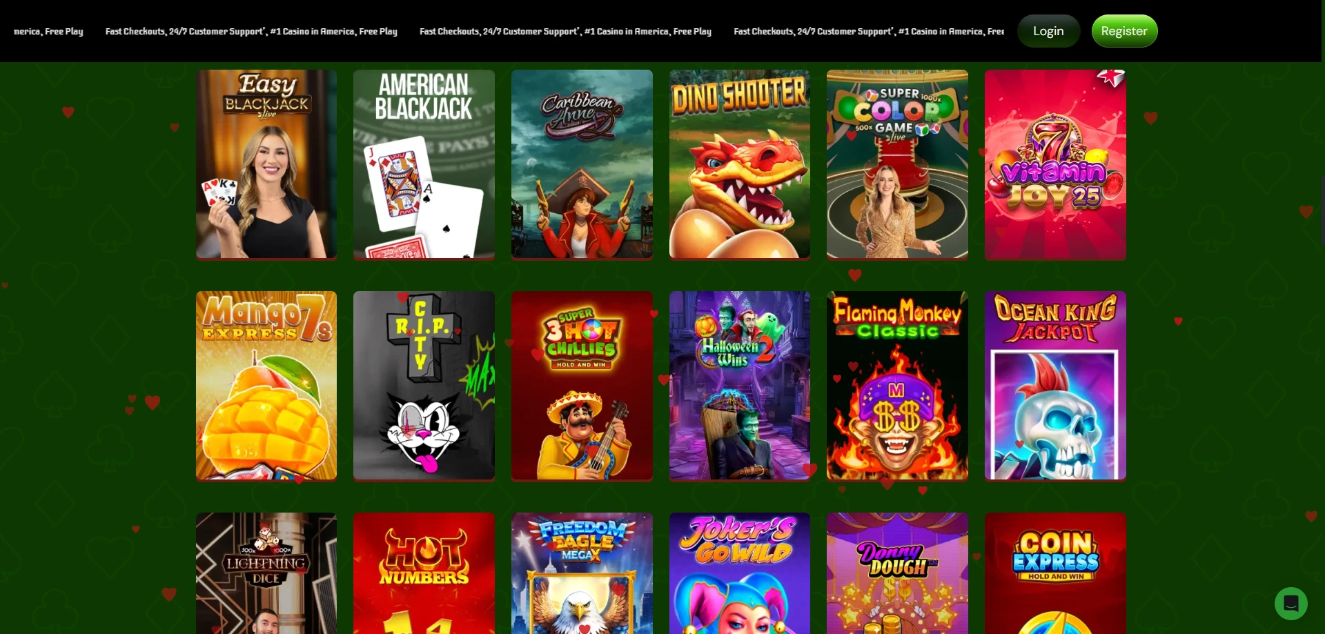 casino-style games at A1