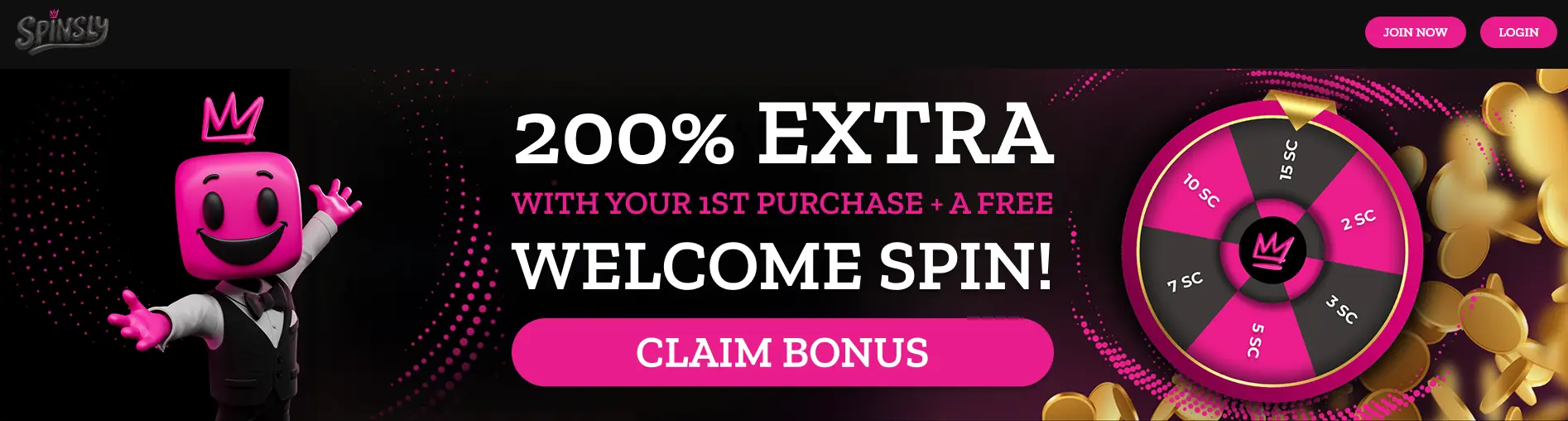 spinsly banner