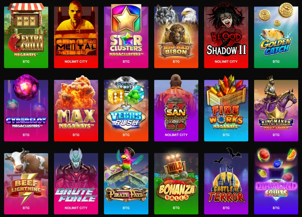 Slots at PeakPlay Casino