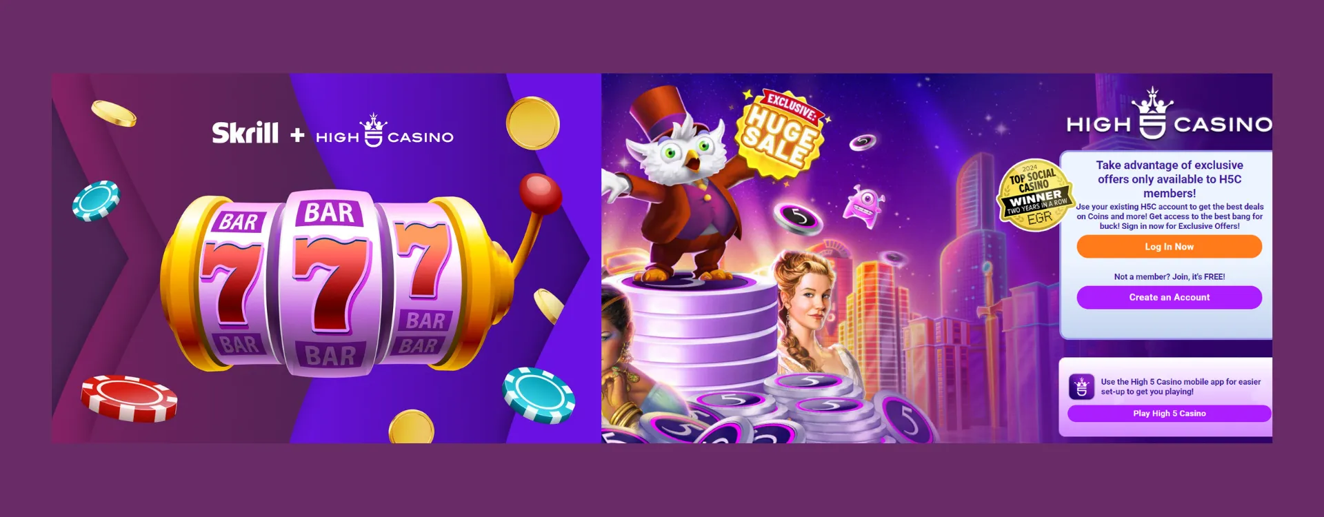 skrill and high 5 casino