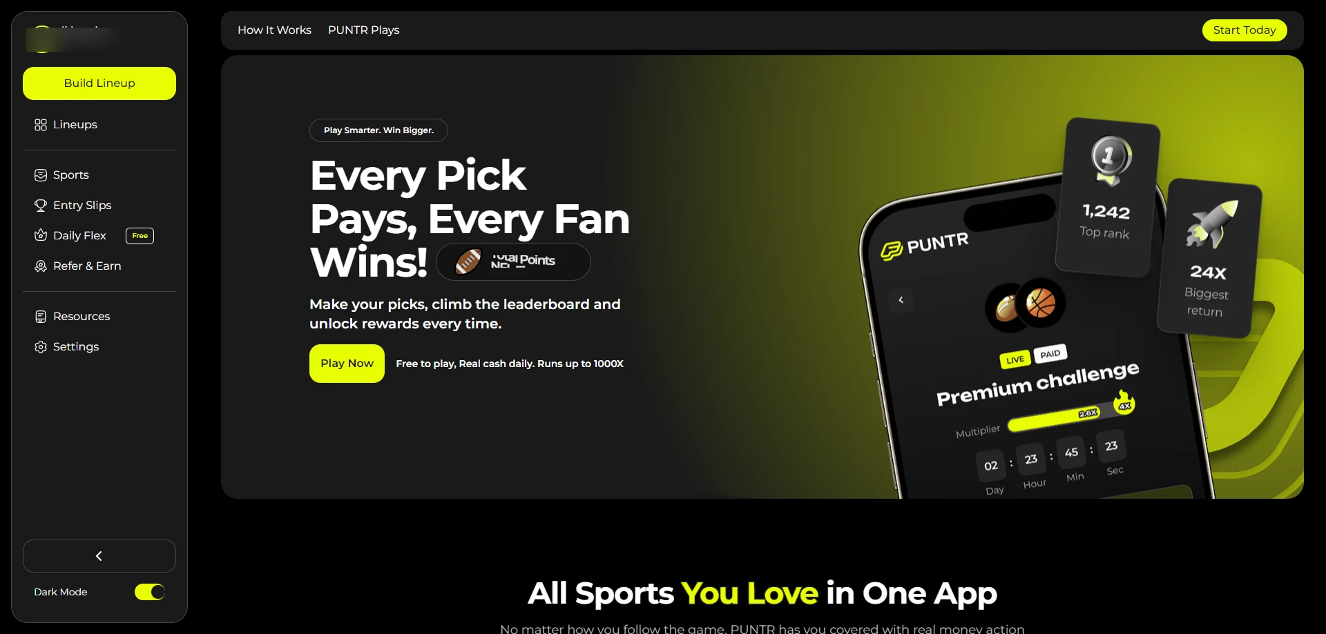 Puntr social sportsbook 2026