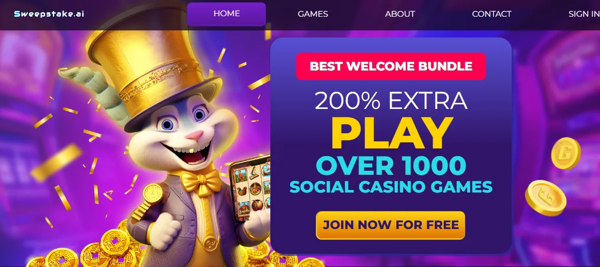 Sweepstake.ai Full Review - Is this Casino Worth it?