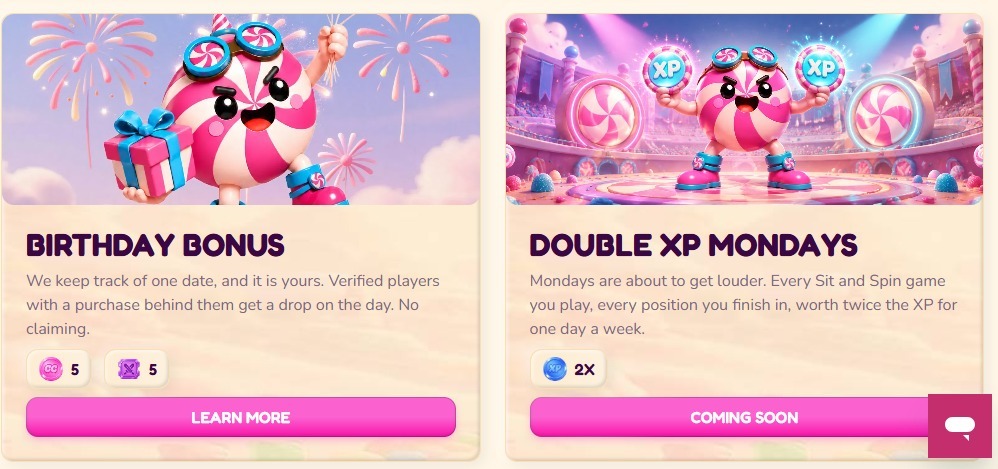 candycoins birthday bonus