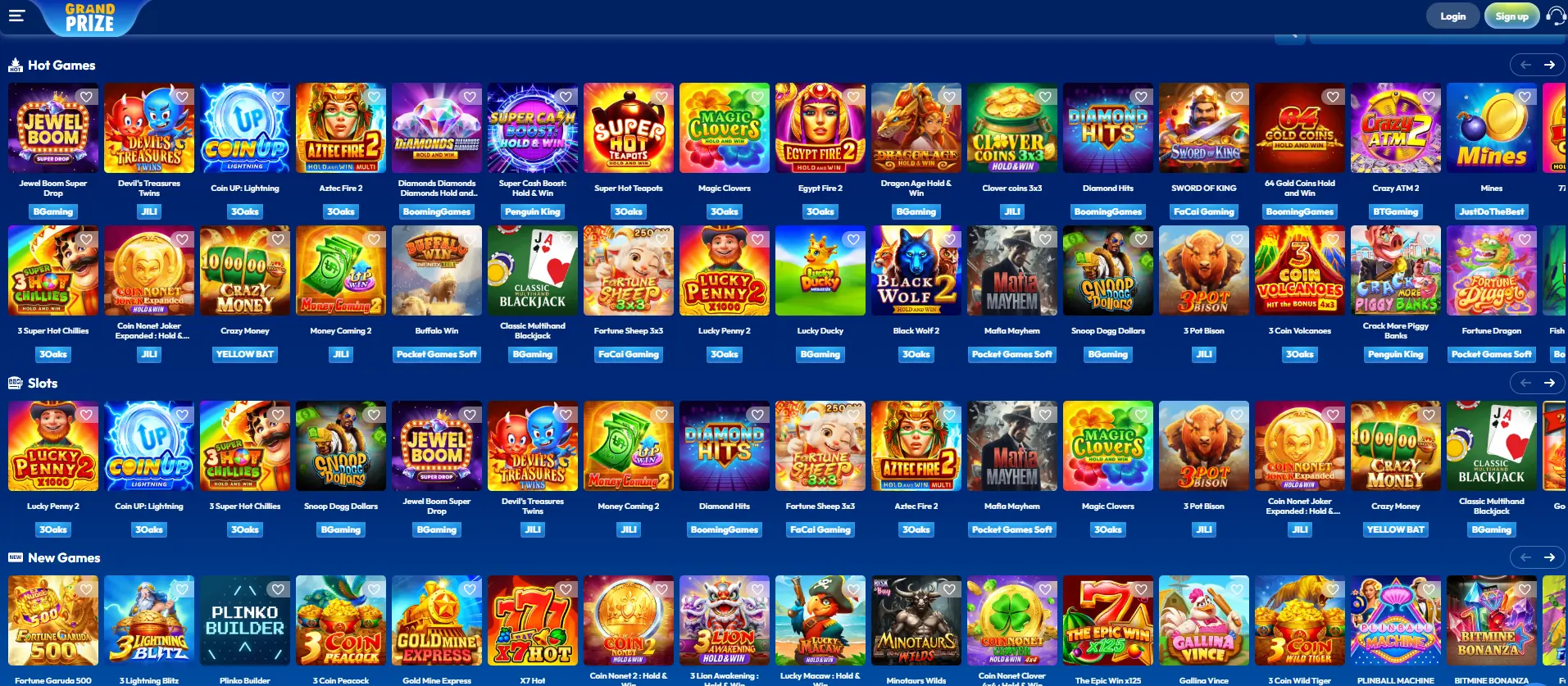 grand prize games