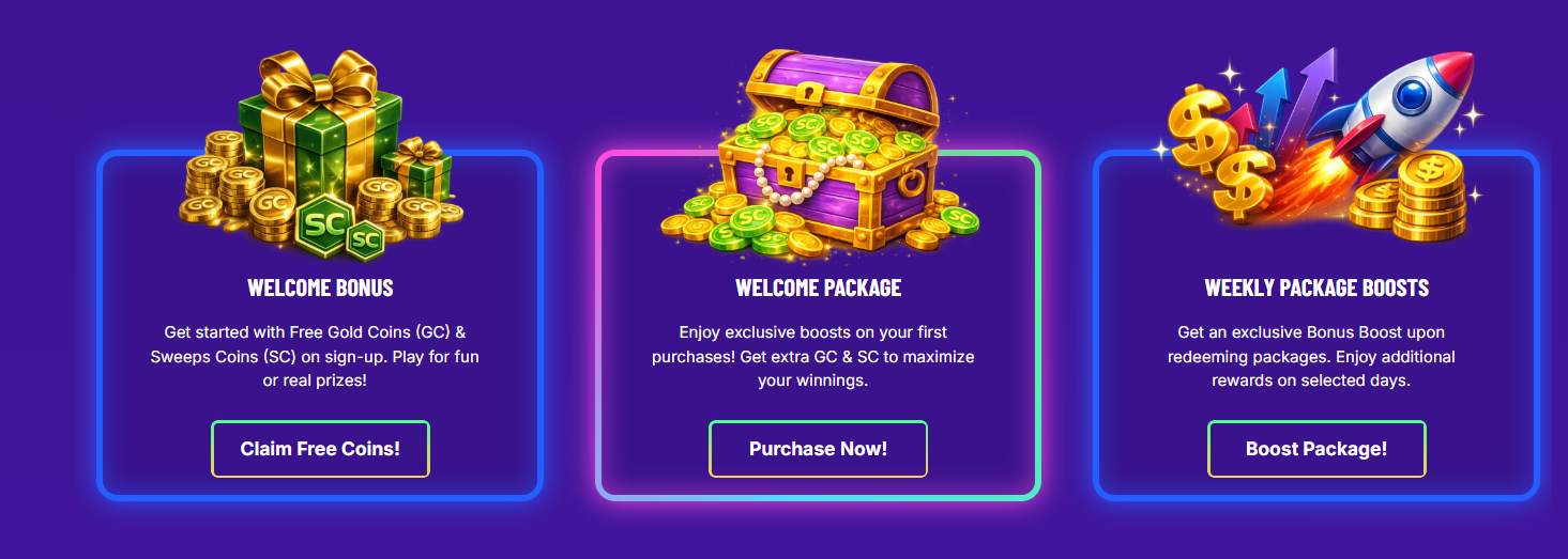 sweepstakescasino bonus