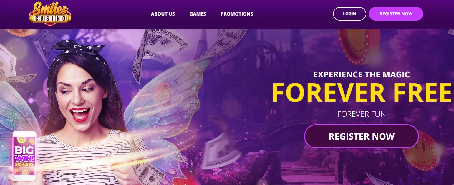 Smiles Sweepstakes Casino - Stakester Review