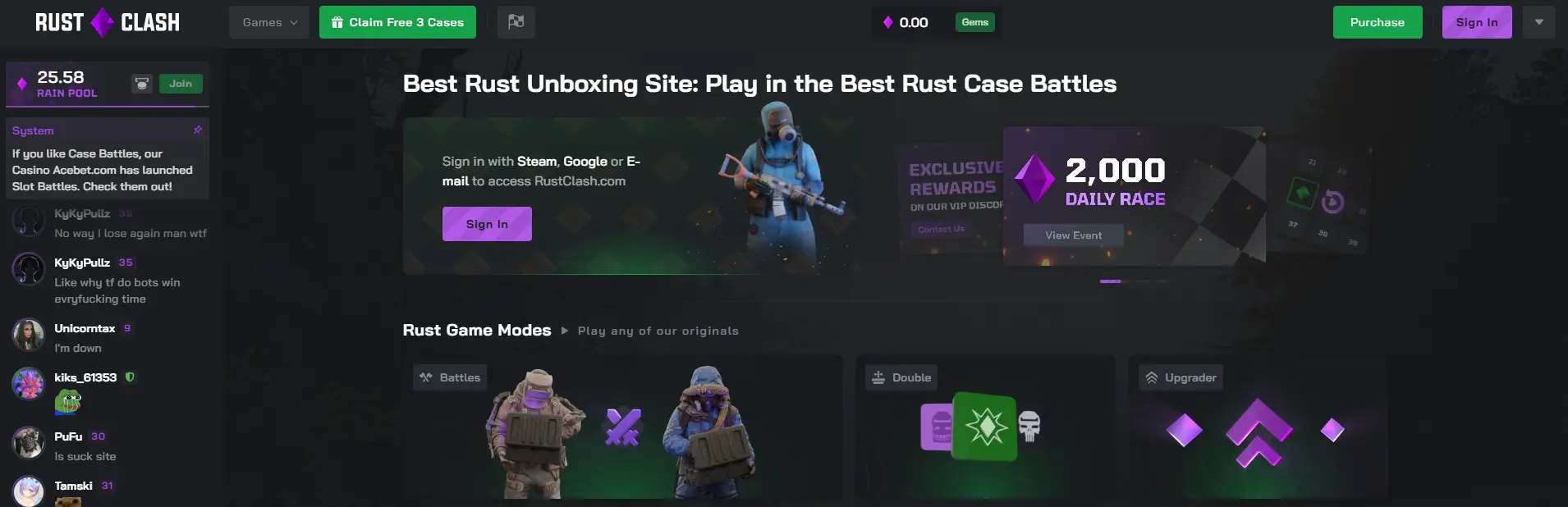 rustclash banner