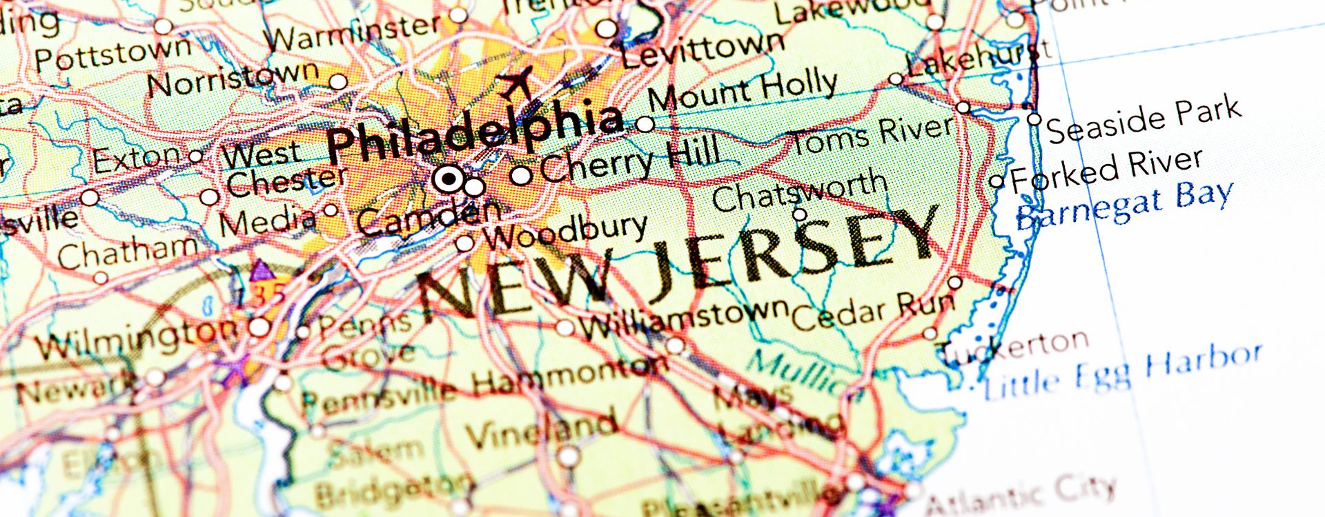 new jersey map