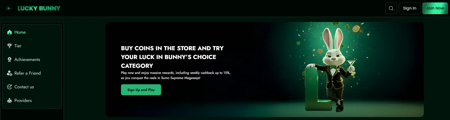 lucky bunny banner