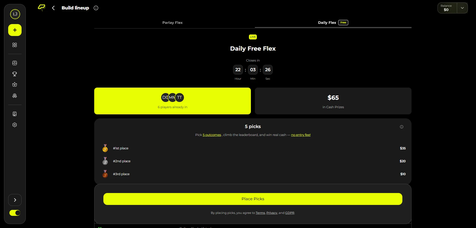 Daily Free Flex Puntr