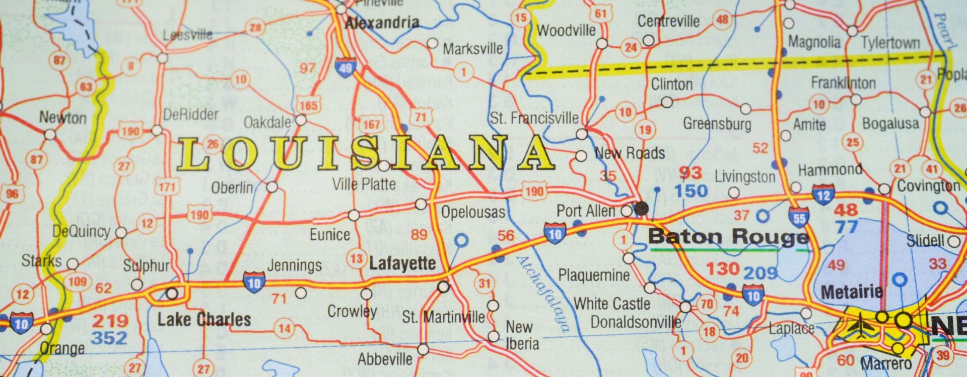Louisiana Map