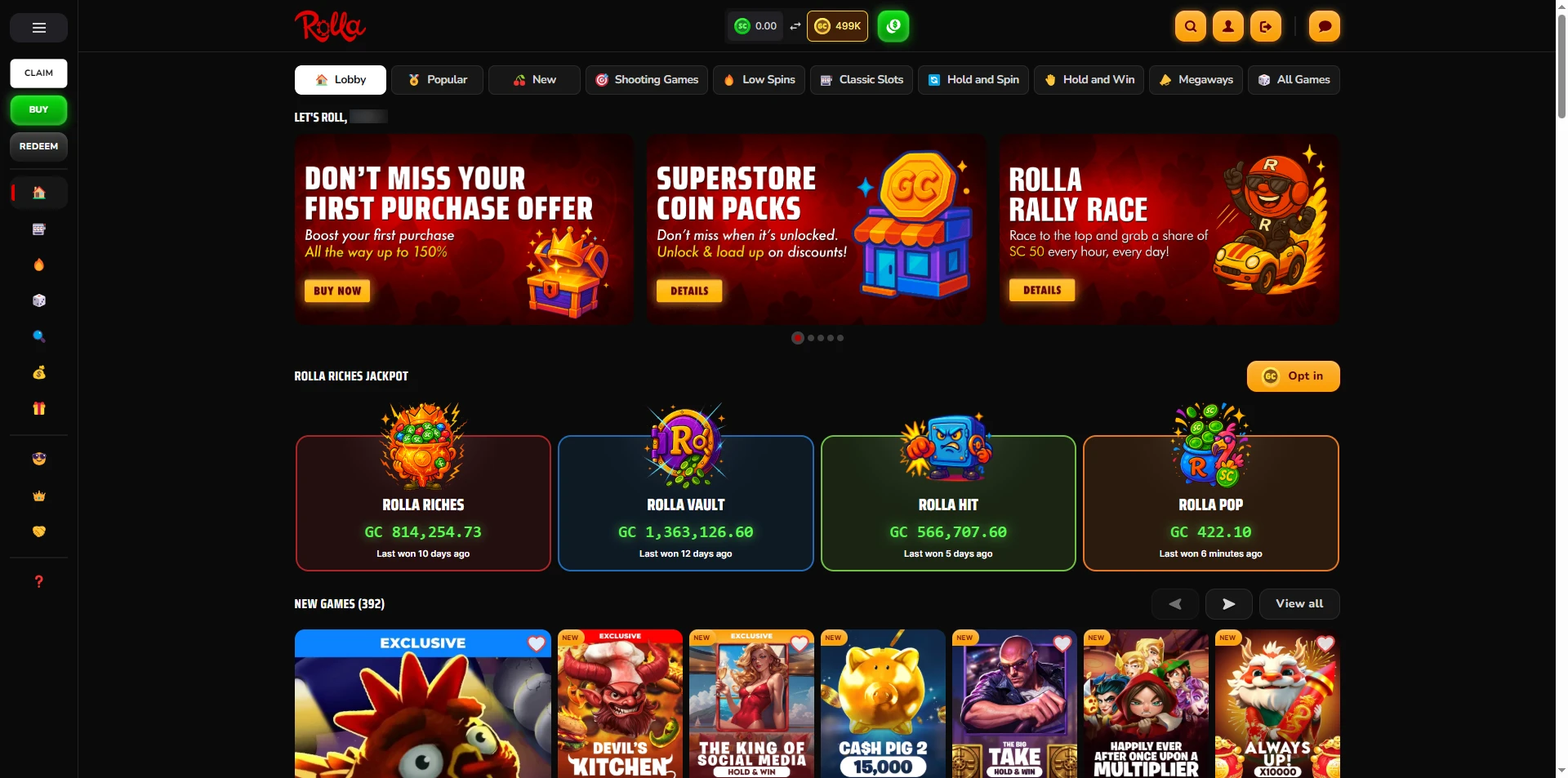 Rolla Sweepstakes Casino Review 2026