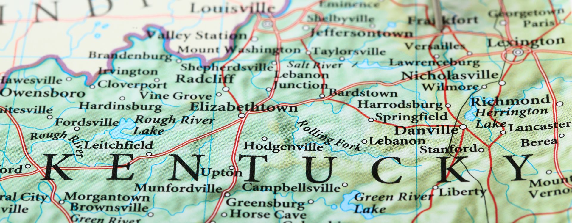 kentucky map