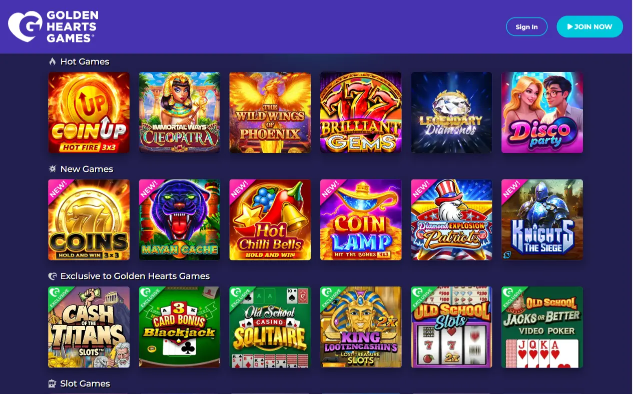 Golden Hearts Casino