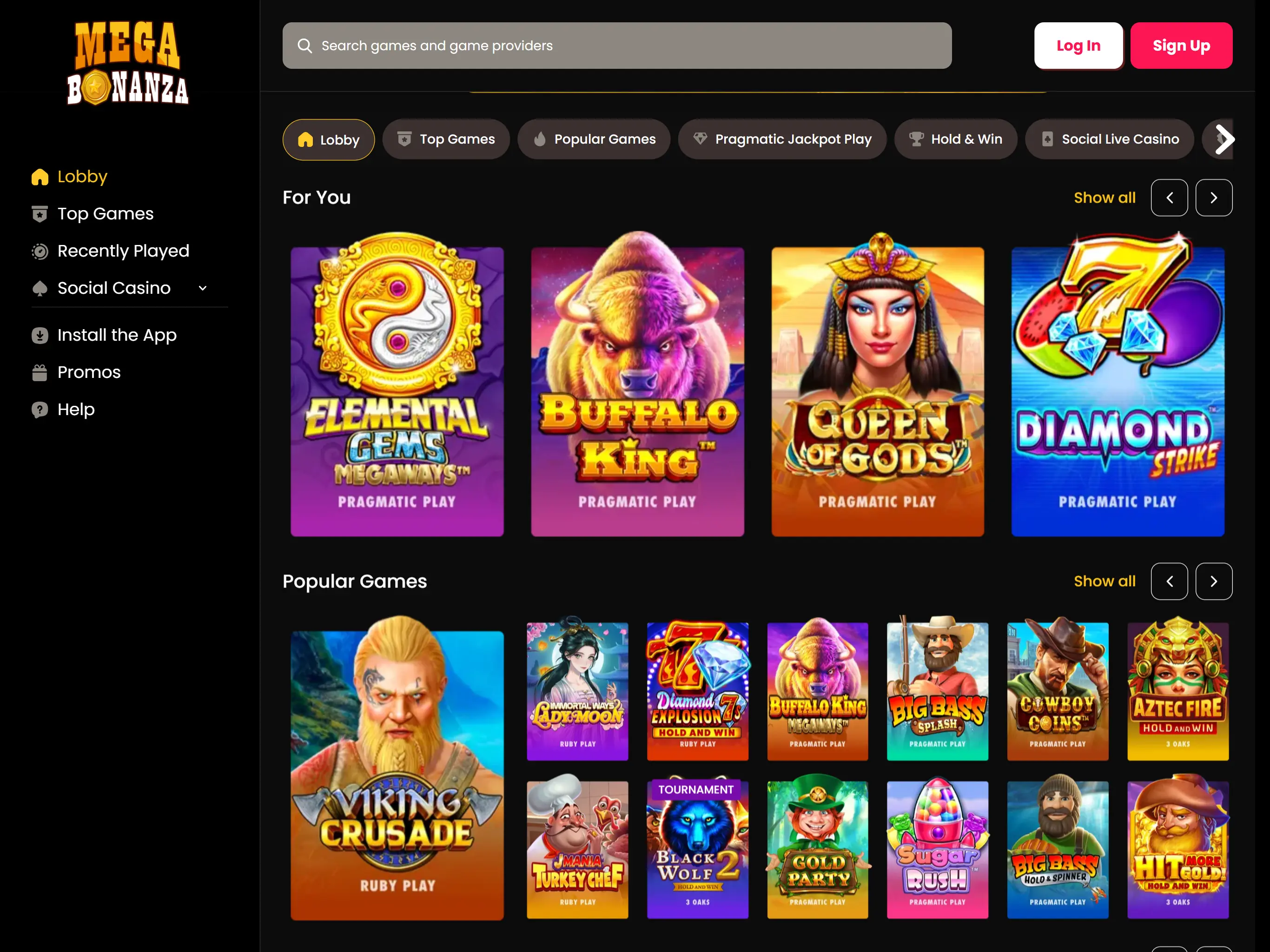 Mega Bonanza Sweepstakes Casino Review