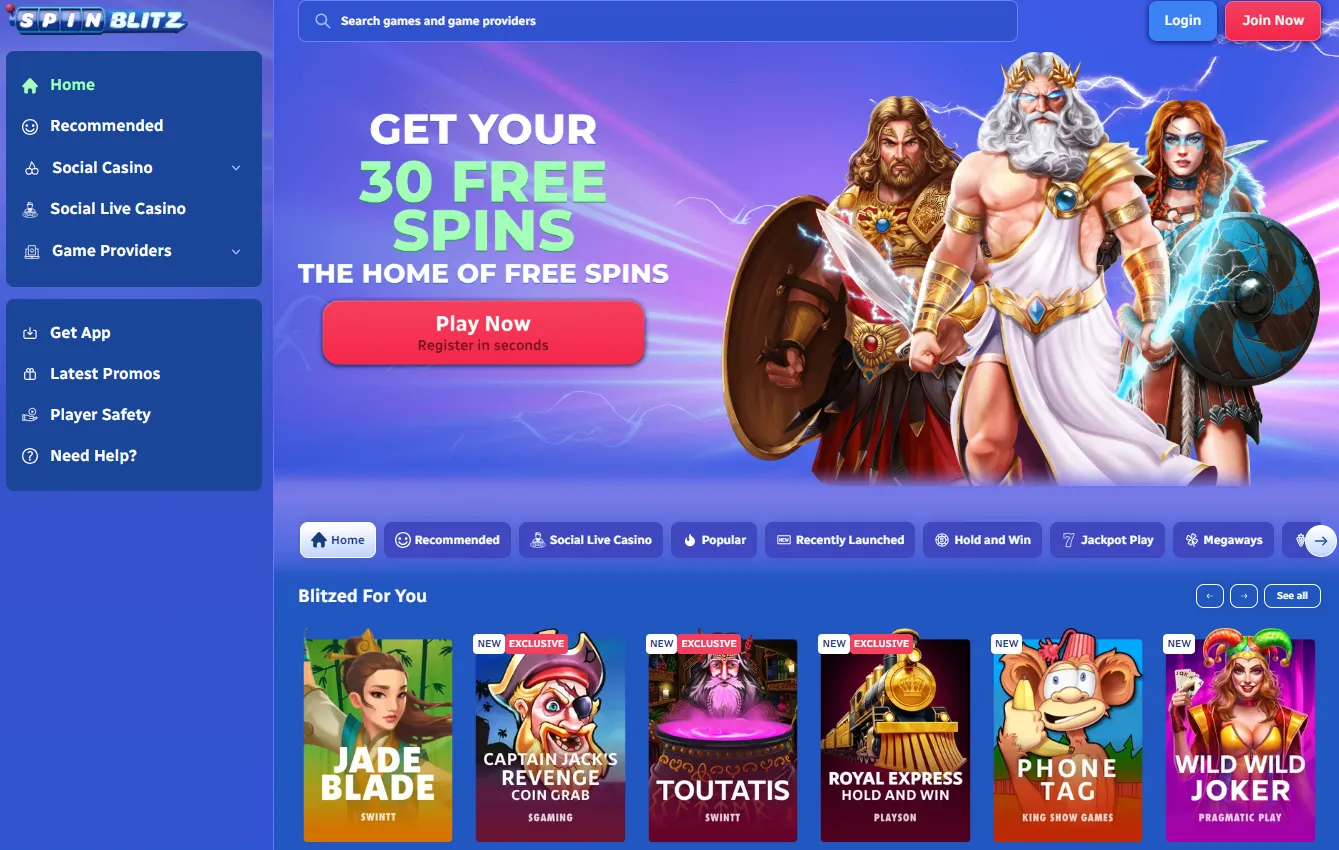 SpinBlitz Casino Full Review