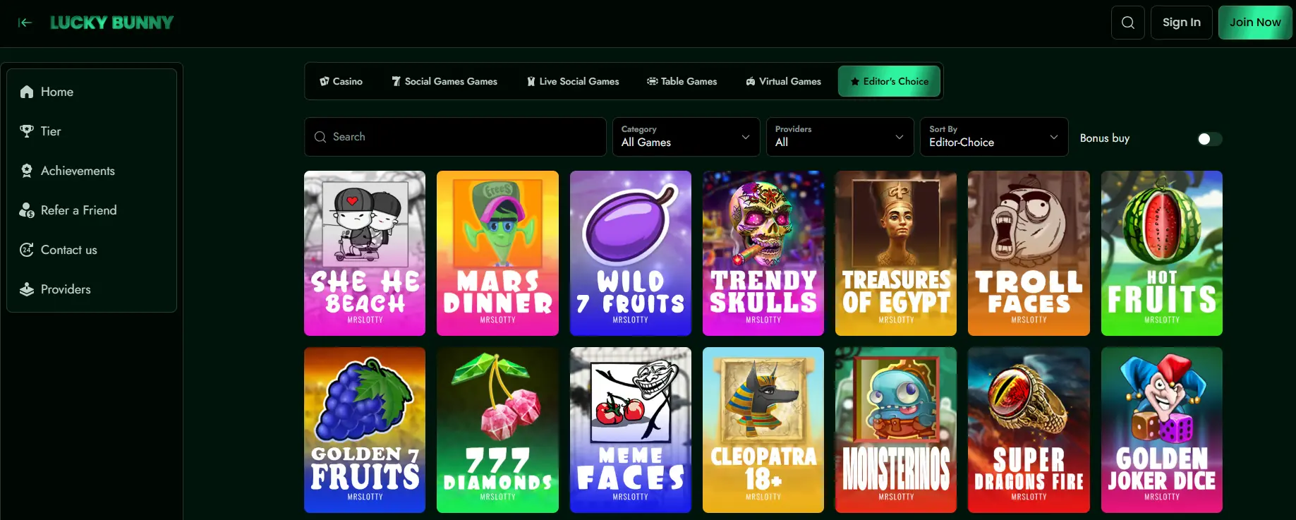 lucky bunny games