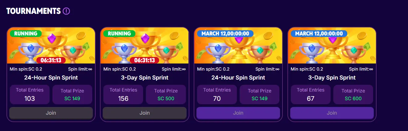 new luck tournament