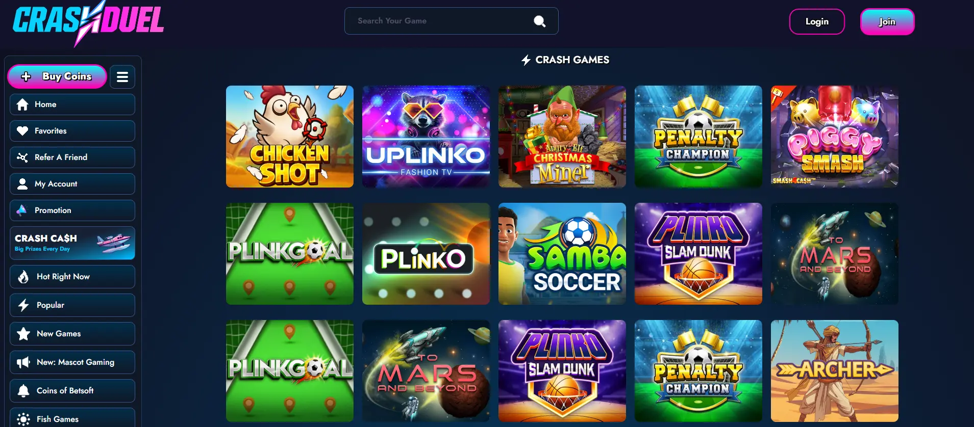 crash games variations