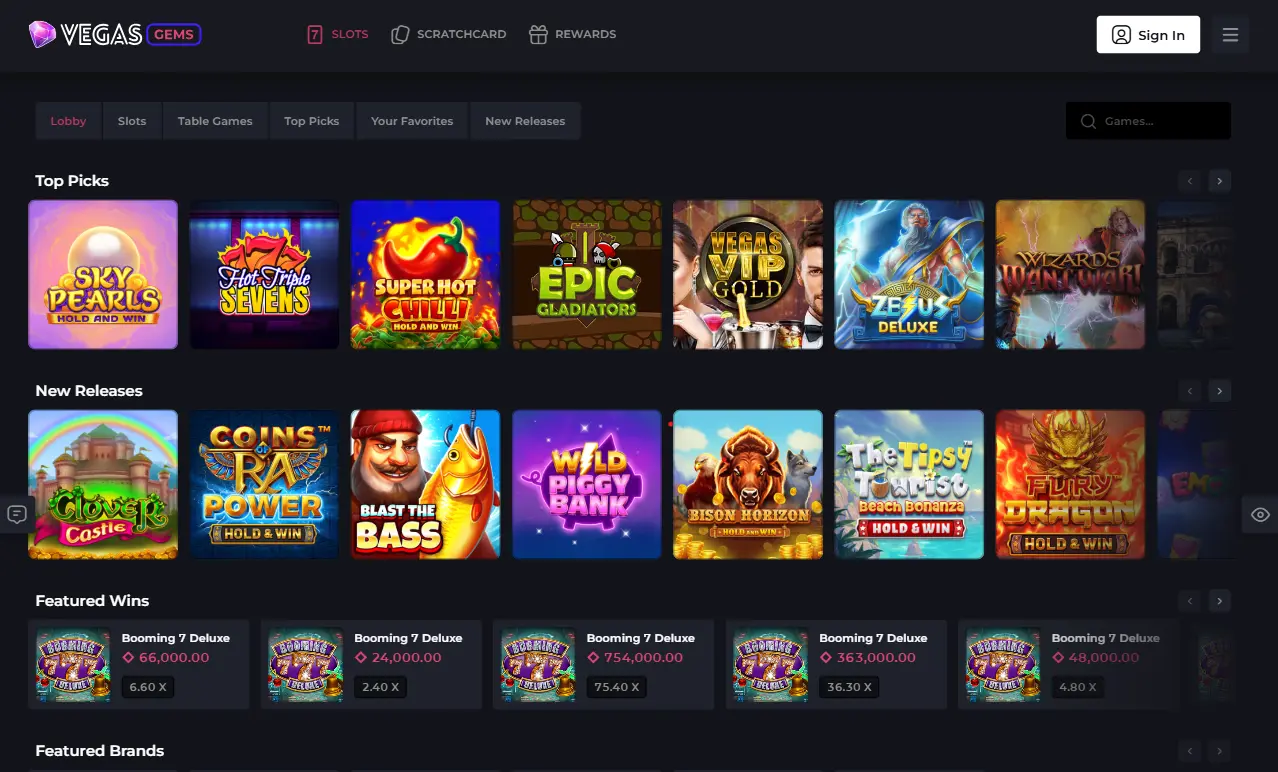 Vegas Gems Casino