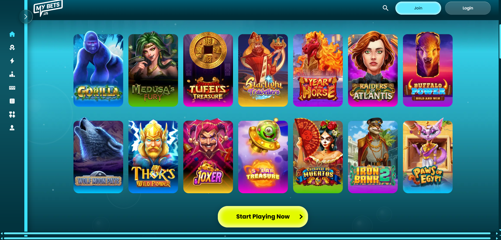 mybet.us games