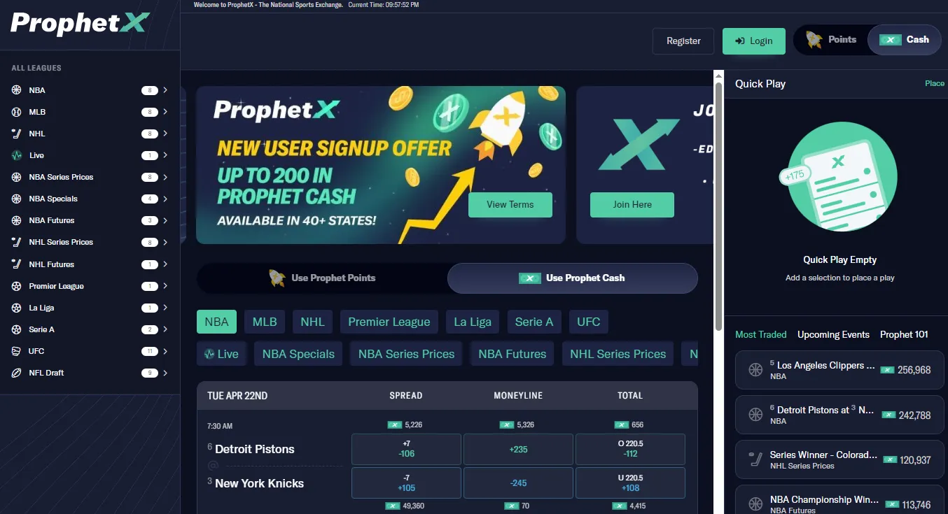 ProphetX Review - Is This Sports Betting App Giving real Cash?