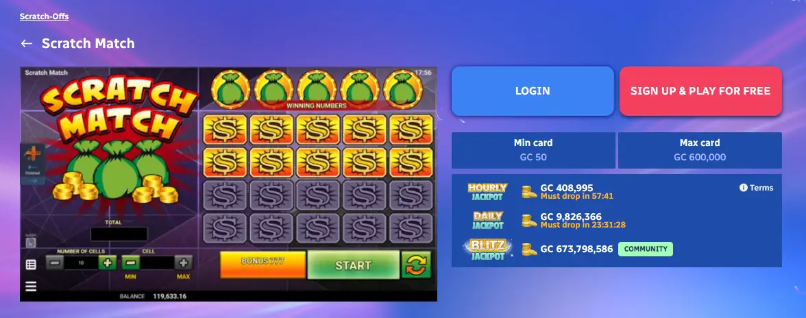 scratchcards banner