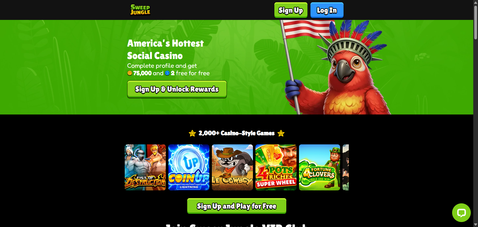 SweepJungle Bonuses