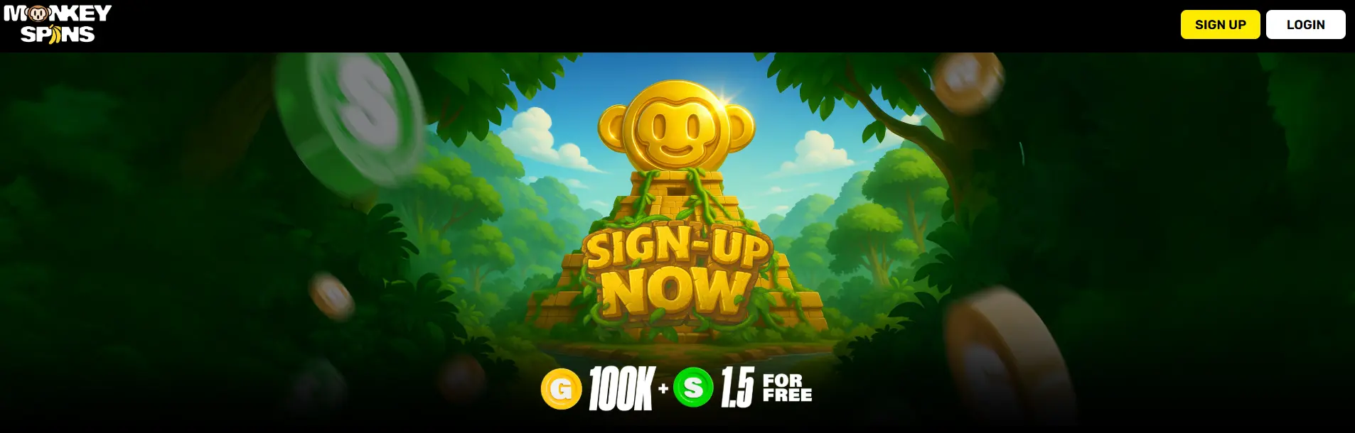 monkey spins bonus