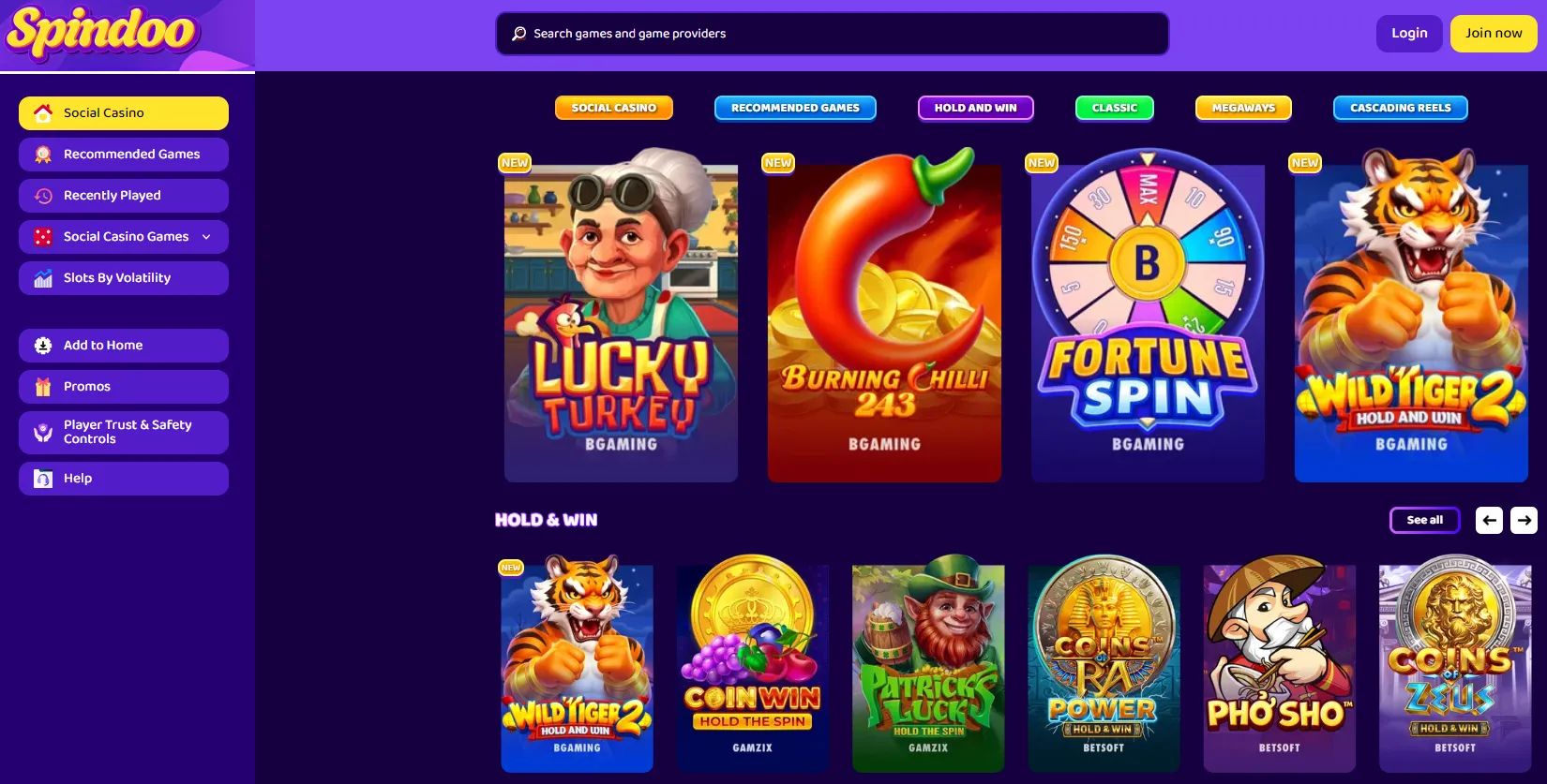 Spindoo Sweepstakes Casino Games - Stakester