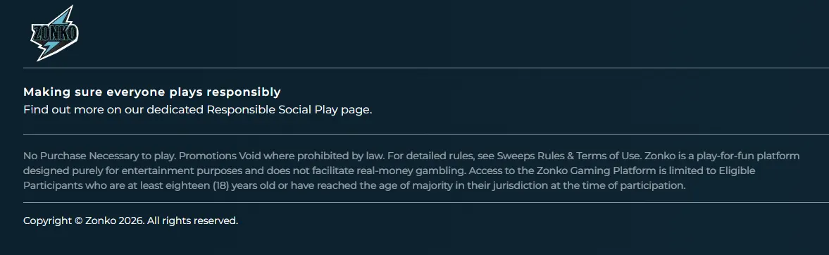 Zonko Terms and Conditions