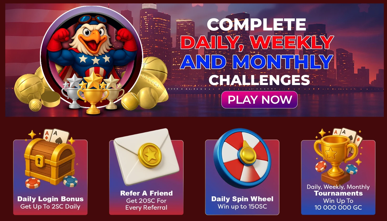 Sweeps USA user experience
