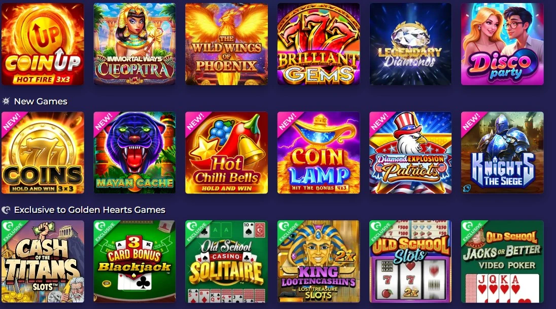 Golden Hearts Games