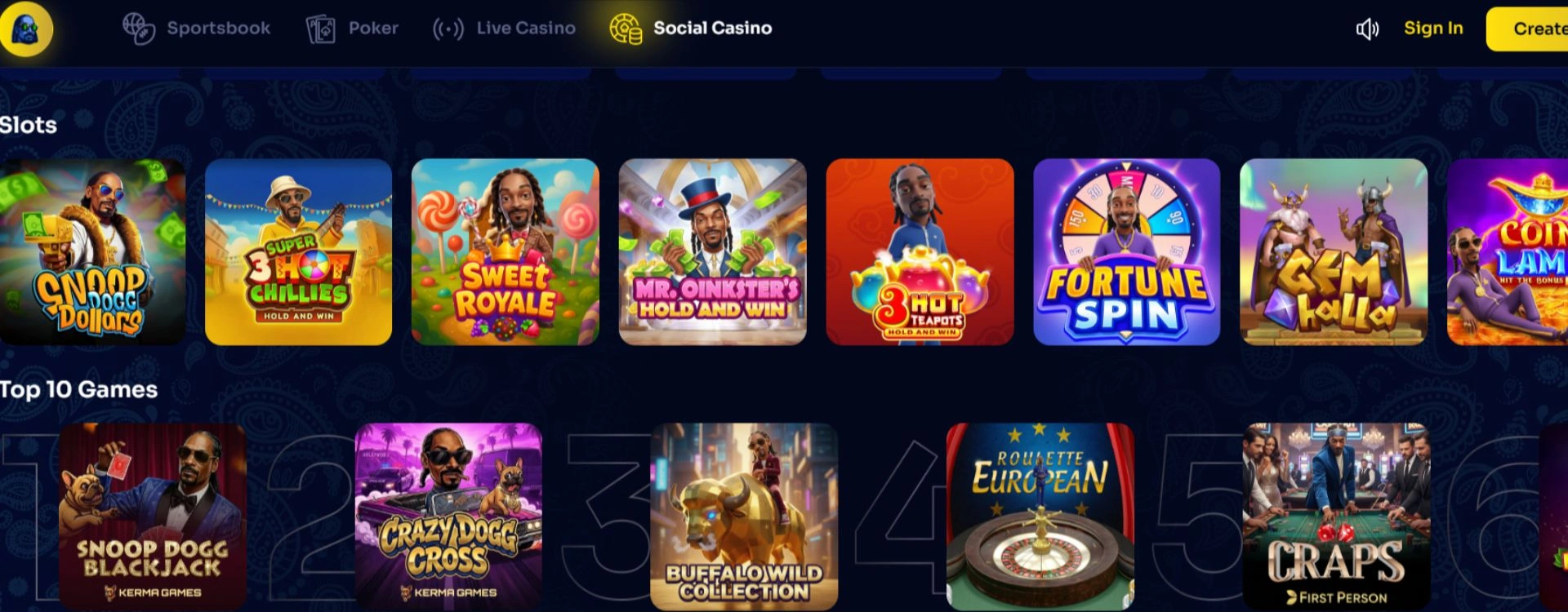 Snoop Dogg Games Library