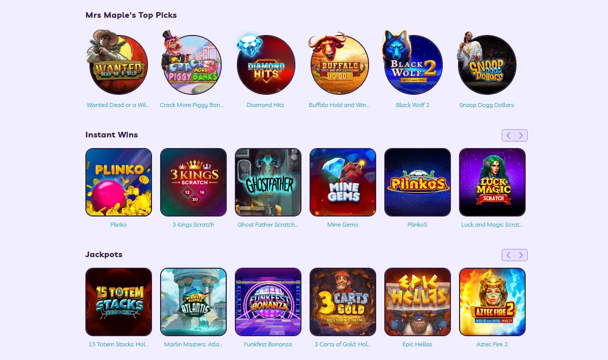 MrsMaples games