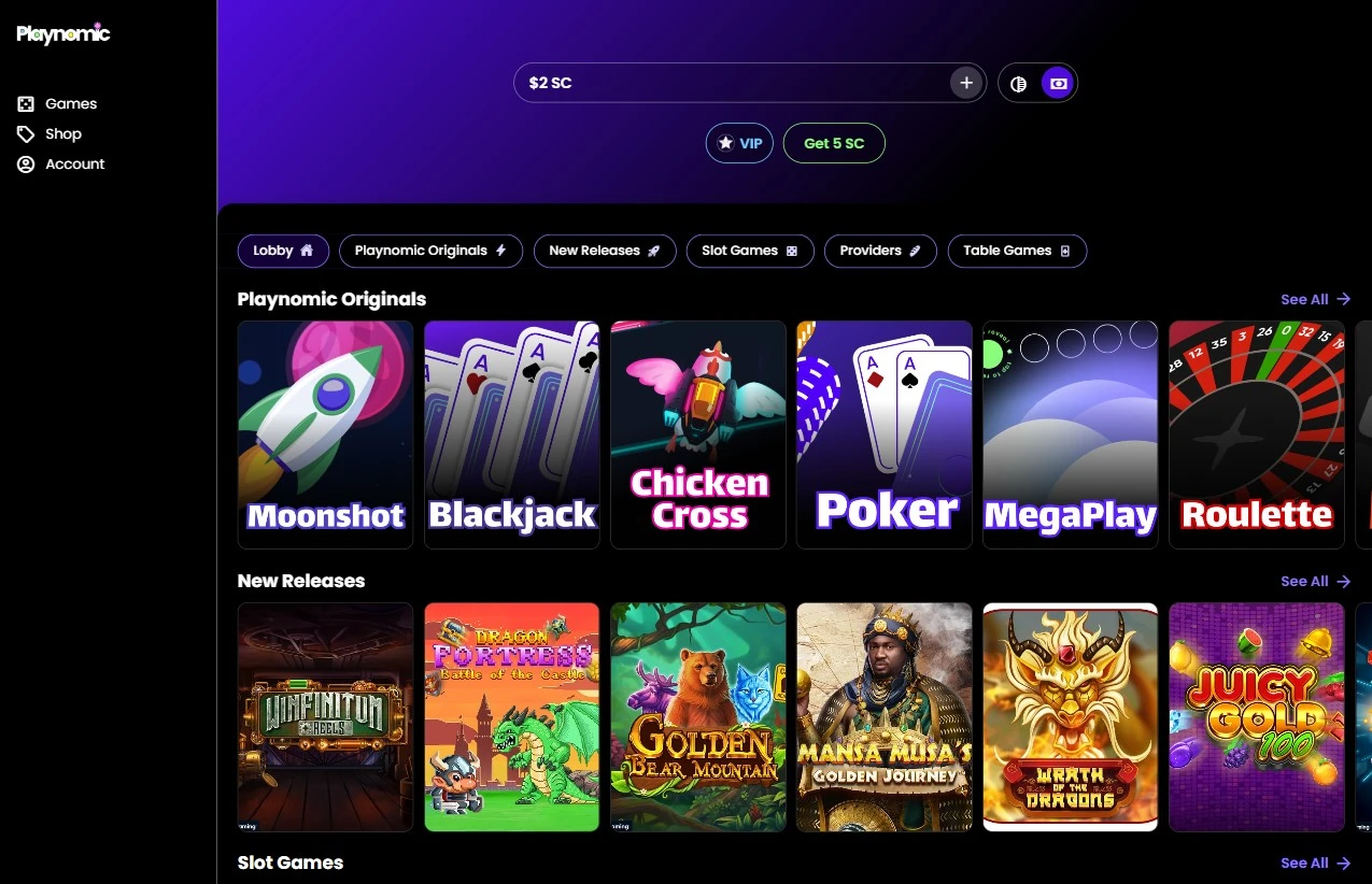 Playnomic Social Casino