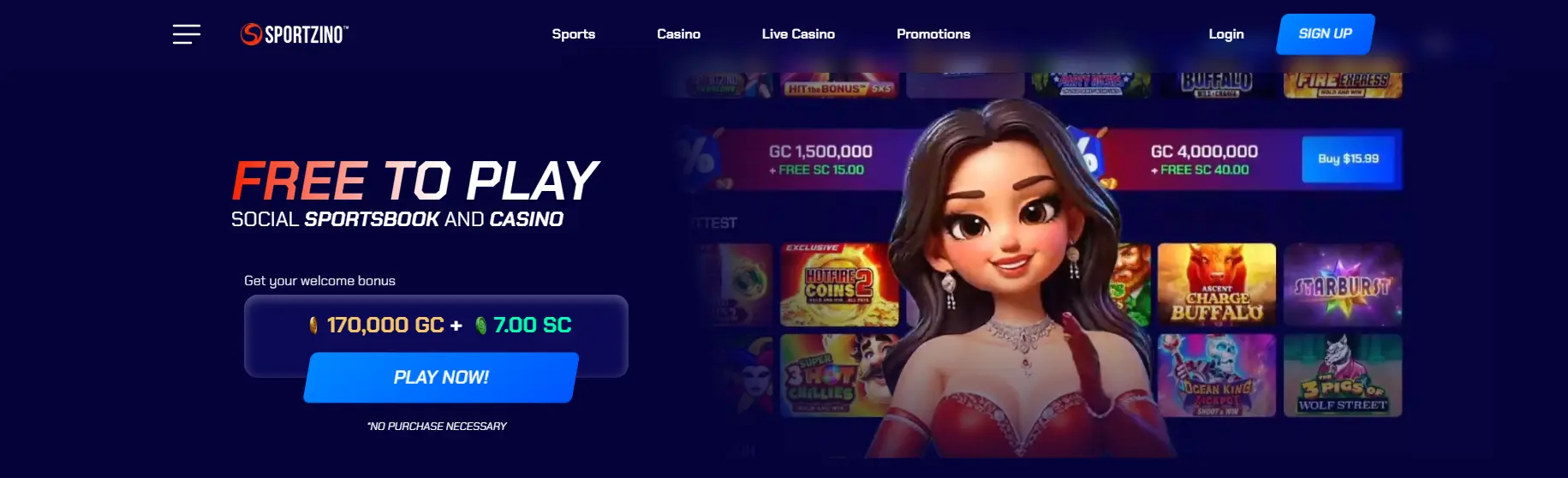 sportzino banner
