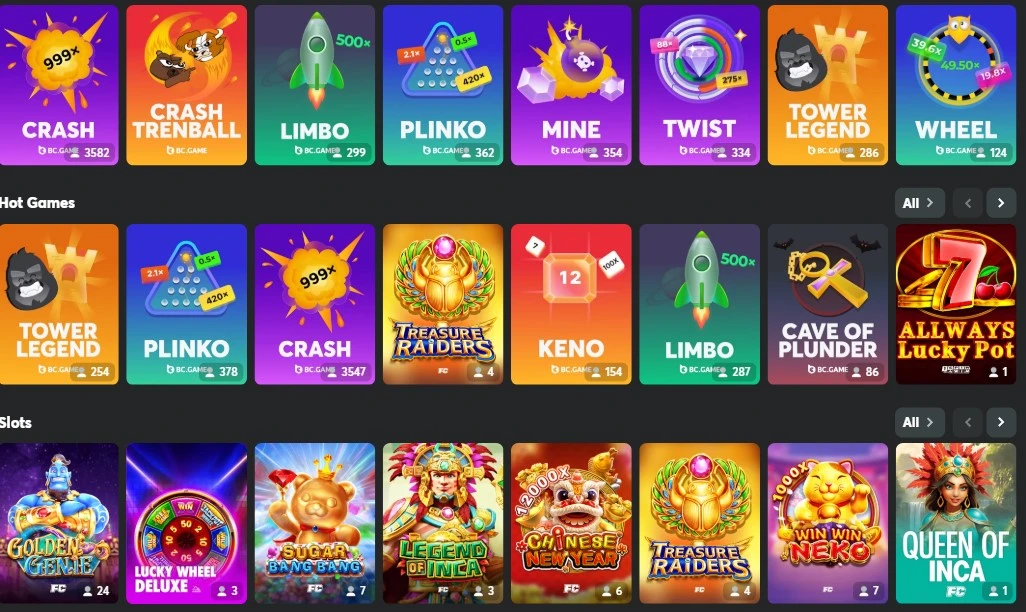 bcgame.us casino games