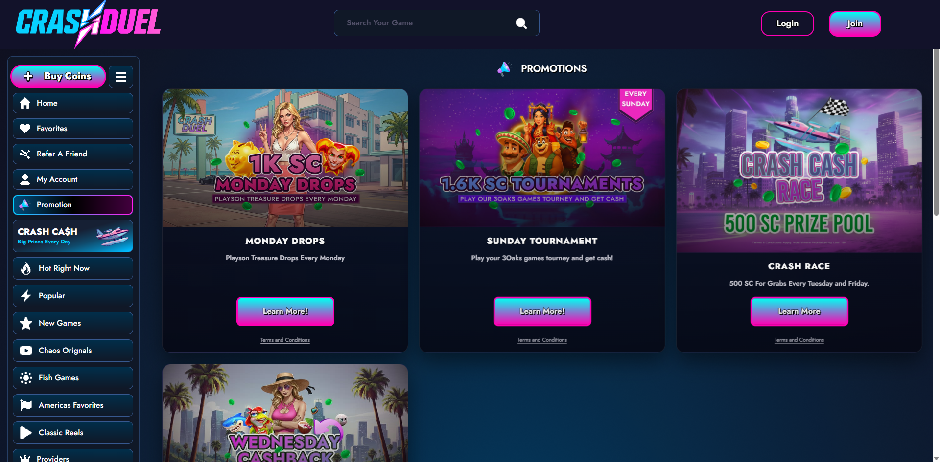 CrashDuel Sweepstakes casino bonuses