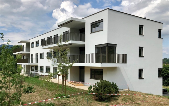 Das Bild zeigt eine Foto von der Wohnüberbauug ChlyHolz in Olten