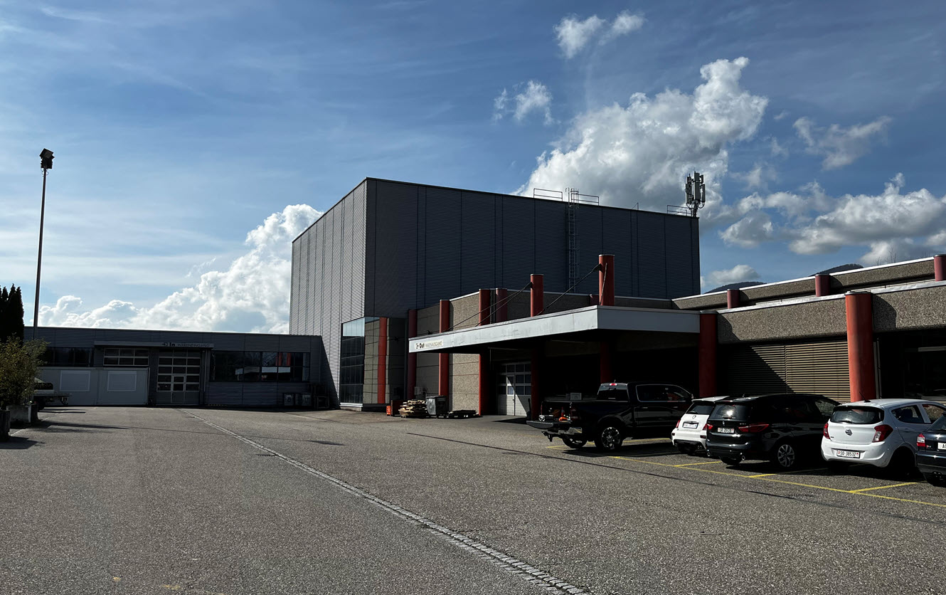 Das Bild zeigt eine Foto des A1 Areals in Olten