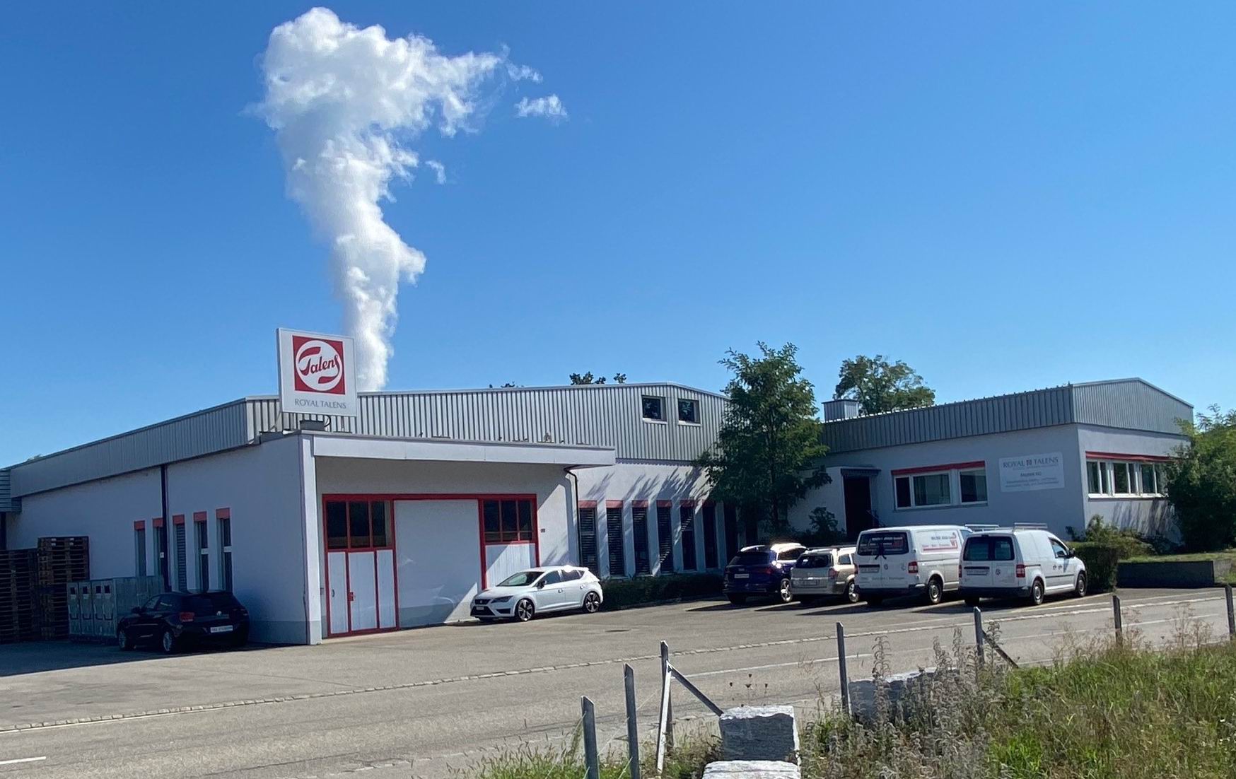 Das Bild zeigt eine Foto der Firma Talens in Dulliken